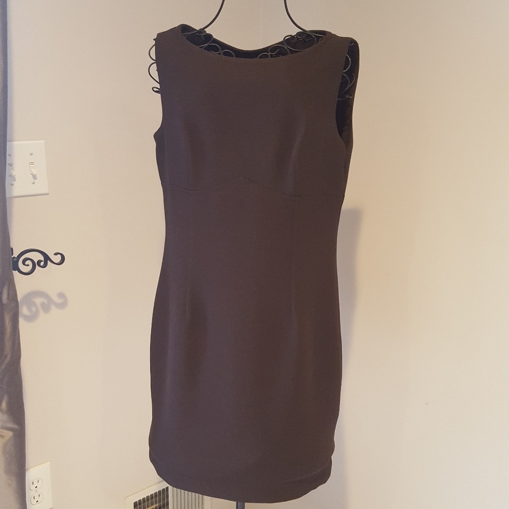 BCBG brown shift dress